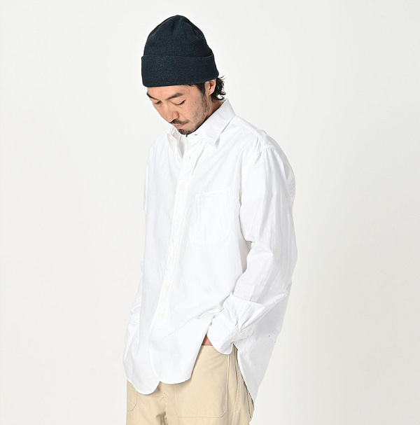 Supima Oxford 908 Loafer Shirt Male Model