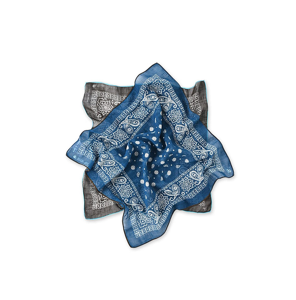 Gauze Cross Paisley Bandana