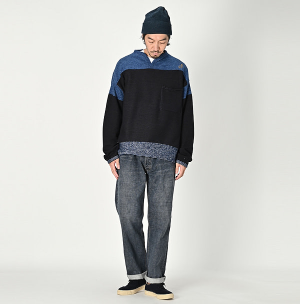 Indigo Yama Basque Outer T-shirt