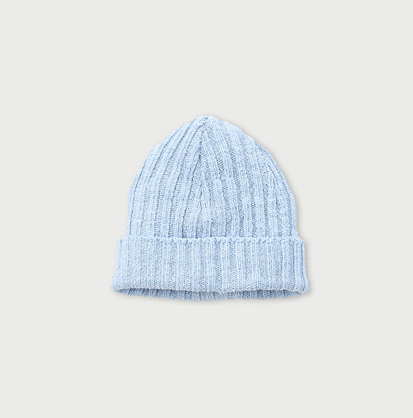 45 Star Knit Cap Sandy Ice Light Blue