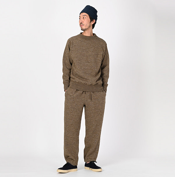 Wool Cotton Urake 908 Sweat Pants Male Model