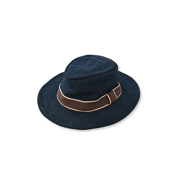 Indigo Cotton Canvas Hat Indigo