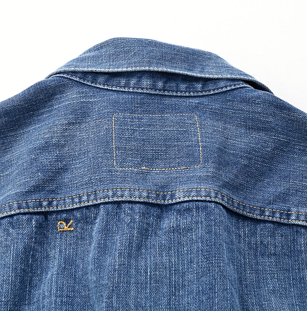 Futatabi 6.5 Ai Denim Sorahikohime Jacket Detail