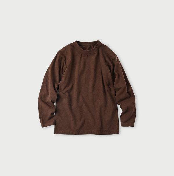 908 45 Star T-shirt Long Sleeve Brown