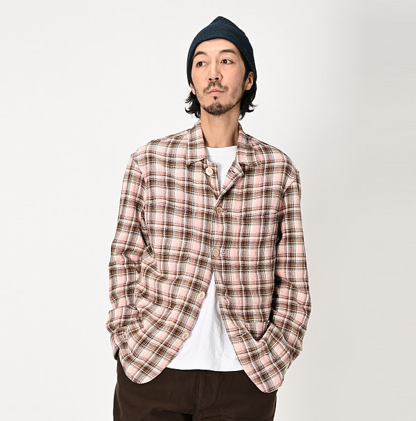 Indian Flannel 908 4-Pocket Shirt Male Model