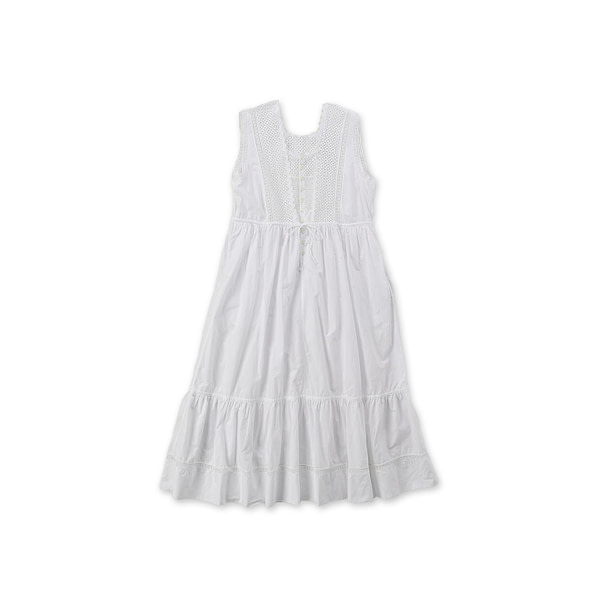 Supima Batiste Cutwork Petite Dress White