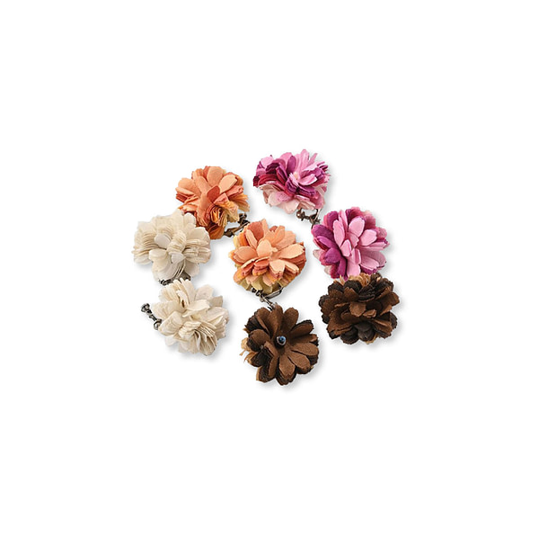 Indian Khadi Flower Earring