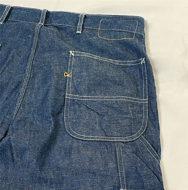 Mugi Cotton Denim 908 Painter Pants Detail