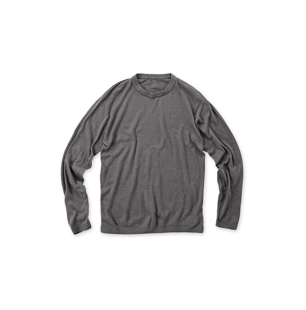 Super Gauze 908 Crew Neck T-shirt Gray