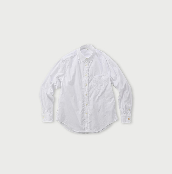 Supima Cotton Batiste 908 Loafer Shirt White