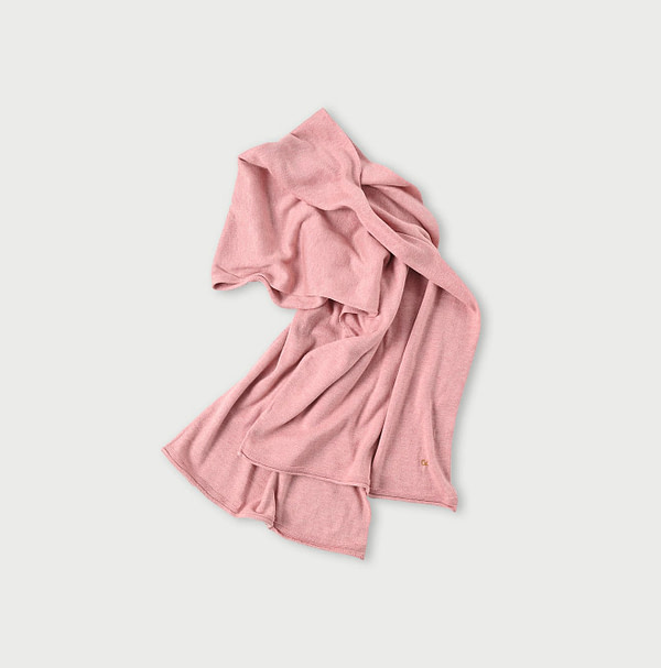 Super Gauze Muffler Pink Top