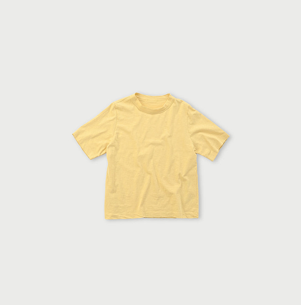 45 Star Cotton T-shirt Sunset Yellow