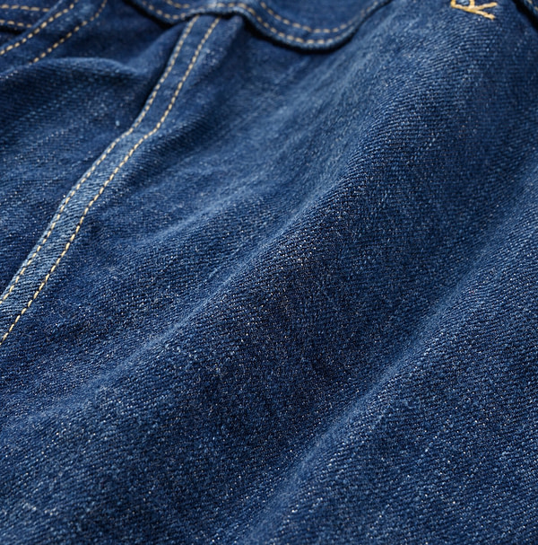 Futatabi 6.5 Ai Denim Sorahikohime Jacket Detail