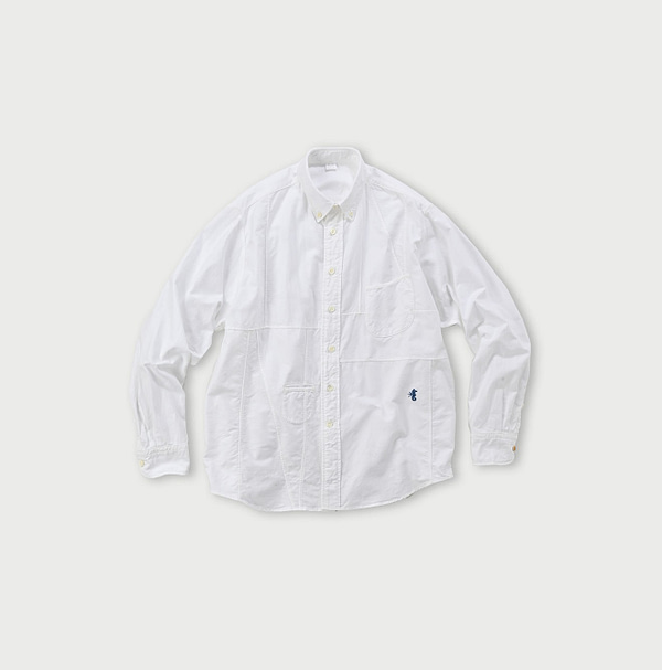 Supima Oxford 908 Ocean Canvas Shirt Ice Chambray