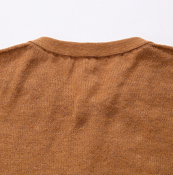 Whole Super Gauze Cotton 908 Cardigan Detail