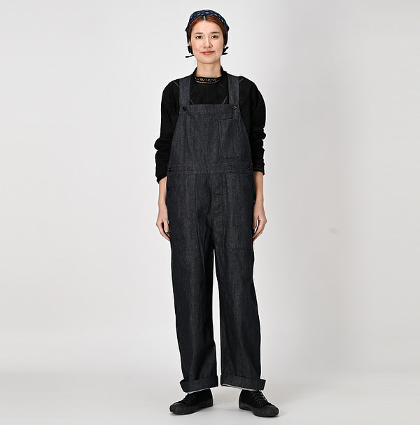 Raimugi Denim 908 Overall Nou Female Model