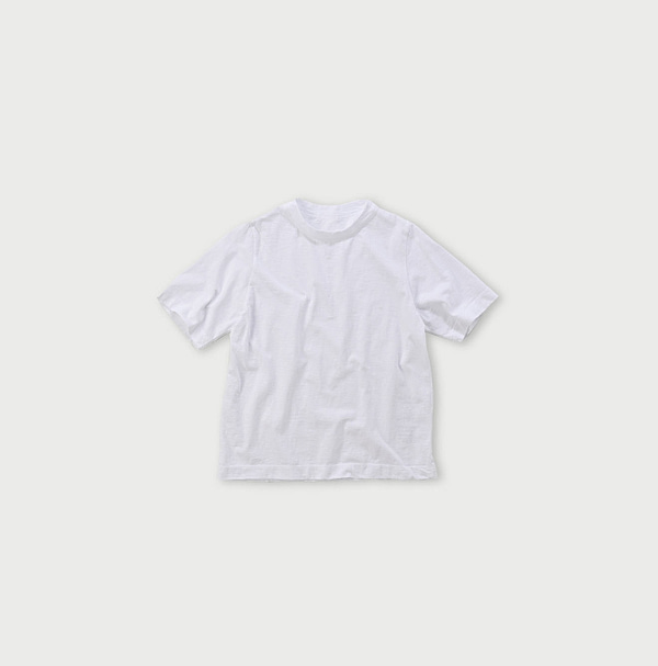 45 Star Cotton T-shirt Pearl White