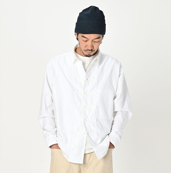 Supima Oxford 908 8 Knot Shirt Male Model