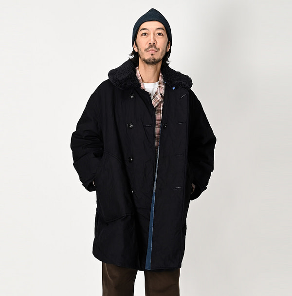 Indigo Fourth OX 908 Tent Coat Male Model