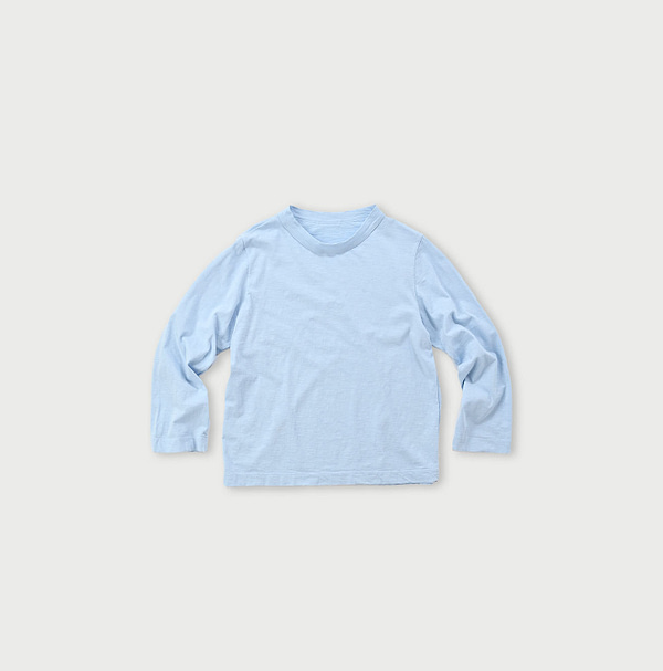 Dozume Tenjiku Cotton Square T-shirt Light Blue