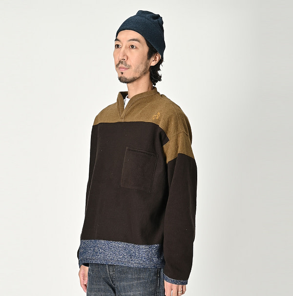 Yama Basque Outer T-shirt Male Model