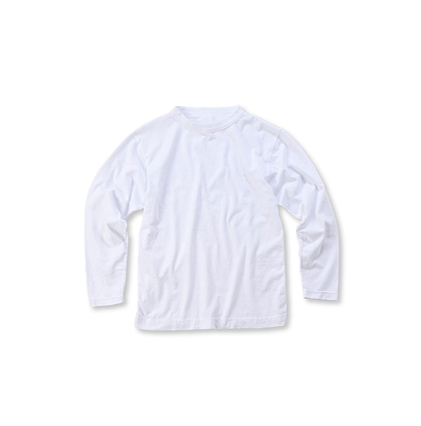 Dozume Tenjik Cotton 908 45 Star Long Sleeve T-shirt White