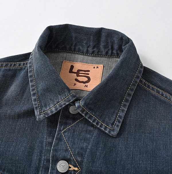 Kageiro Nando Raimugi Cotton Denim 908 G-jan Detail