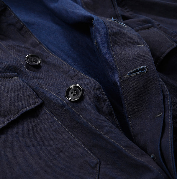 Indigo Mon Petit Denim All In One Detail