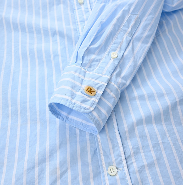 Supima Cotton Batiste 908 Loafer Shirt Detail