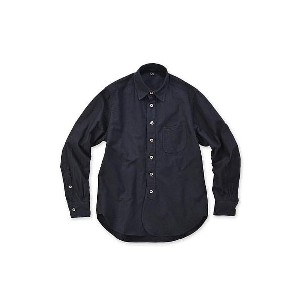 Indigo Supima Oxford 908 Loafer Shirt Indigo