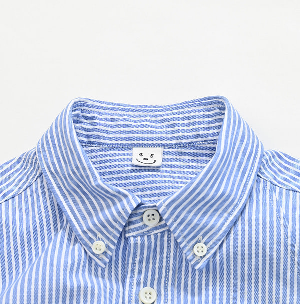 Supima OX 908 Ocean Sail Shirt Detail