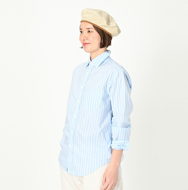 Supima Cotton Batiste 908 Loafer Shirt Female Model