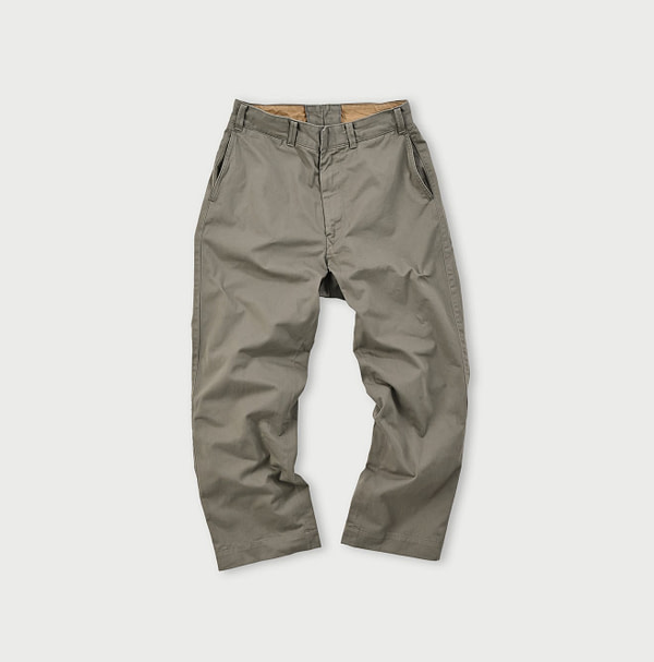 Okome Chino 908 Cotton Pants Sand Khaki