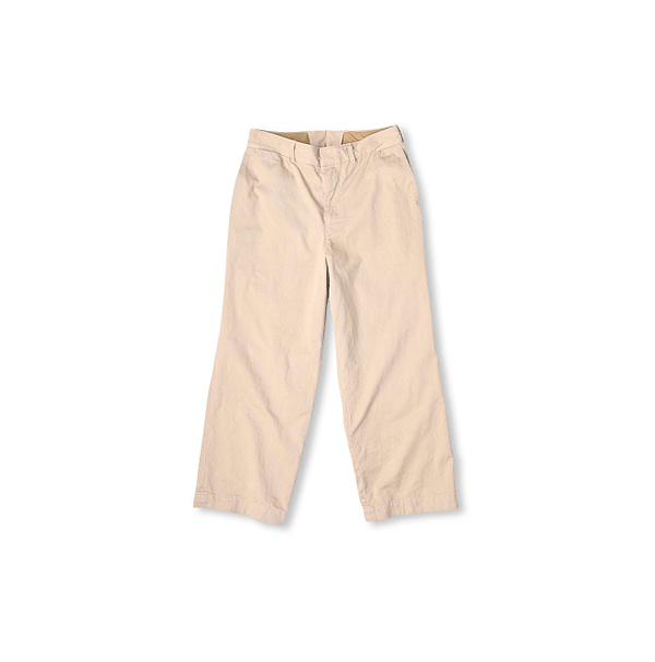 OKOME CHINO COTTON CHARLOTTE PANTS Light Beige