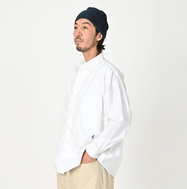 Supima Oxford 908 8 Knot Shirt Male Model