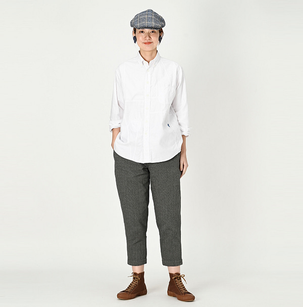 Supima OX 908 Ocean Sail Shirt Female Model