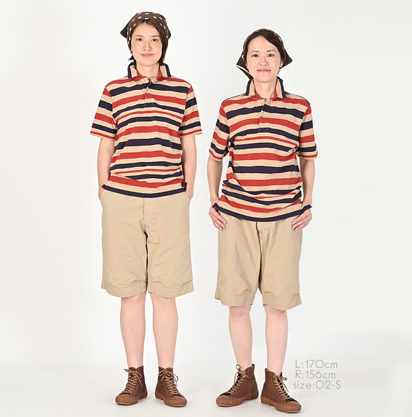 Tricolor Stripe 908 Loafer Polo Shirt