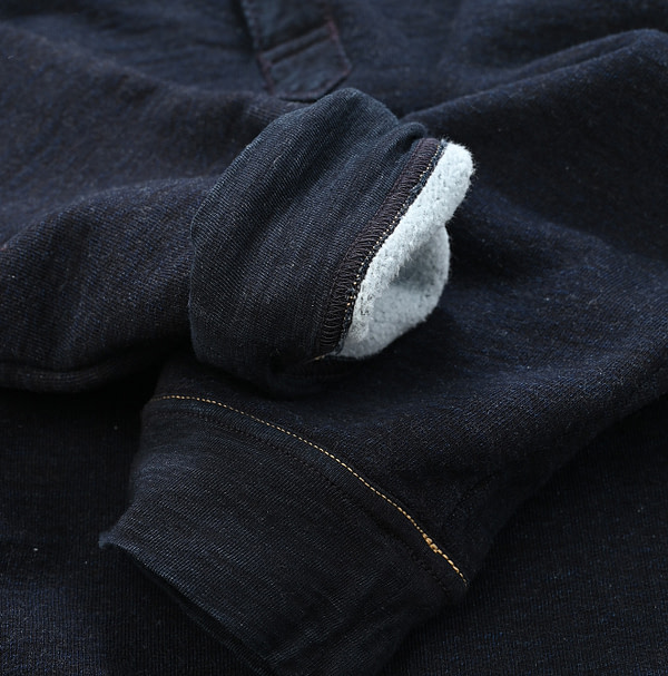 Indigo Urake 908 Henley Nou Detail