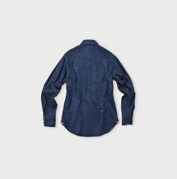 Shirt Denim 908 Eastern Shirt Back