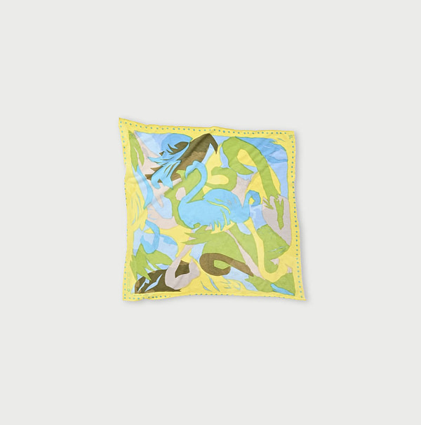 Tenjiku Flamingway Bandana Yellow