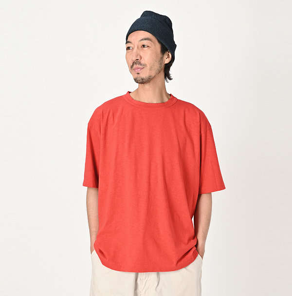 Dozume Tenjiku Cotton 908 Ocean T-shirt