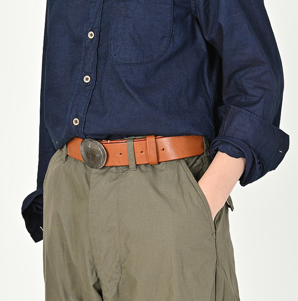 Navacco Buckle Belt Thick Male Model