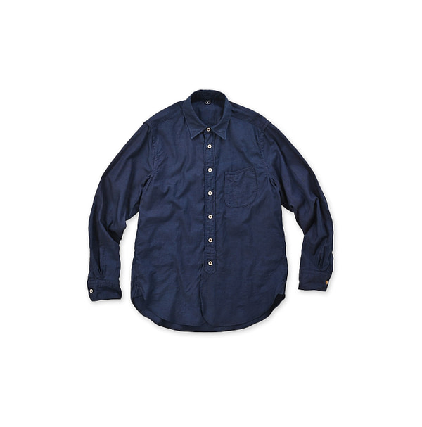 Indigo Thin Oxford 908 Loafer Shirt Indigo