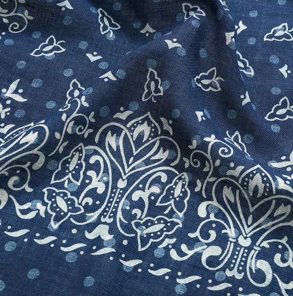 Indigo Aya Momisley Bandana Detail