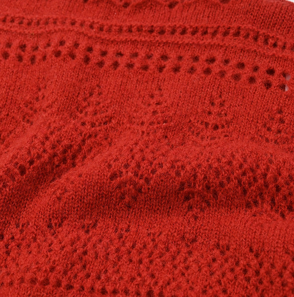 Shetland Lace Short Uma Vest Detail