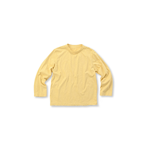 Dozume Tenjiku Cotton Square T-shirt Sunset Yellow