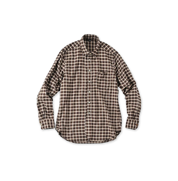 Thin OX 908 Loafer Shirt Brown Check