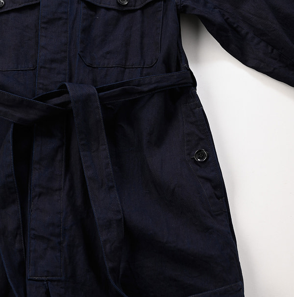 Indigo Mon Petit Denim All In One Detail