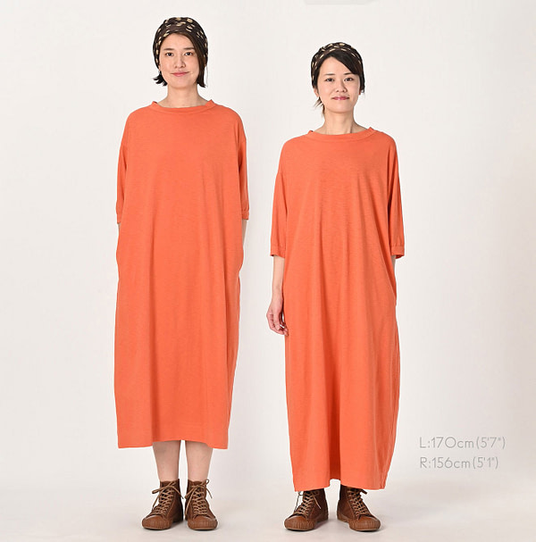 Supima Tenjiku Cotton Puff Dress Female Models