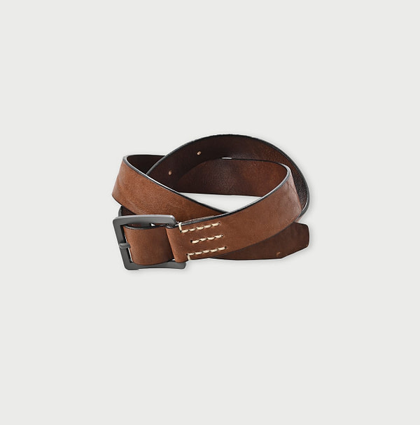 45 Star Vintage Leather Belt Habana